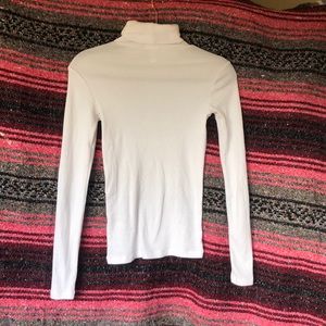 Basic soft white turtleneck, super comfy!!